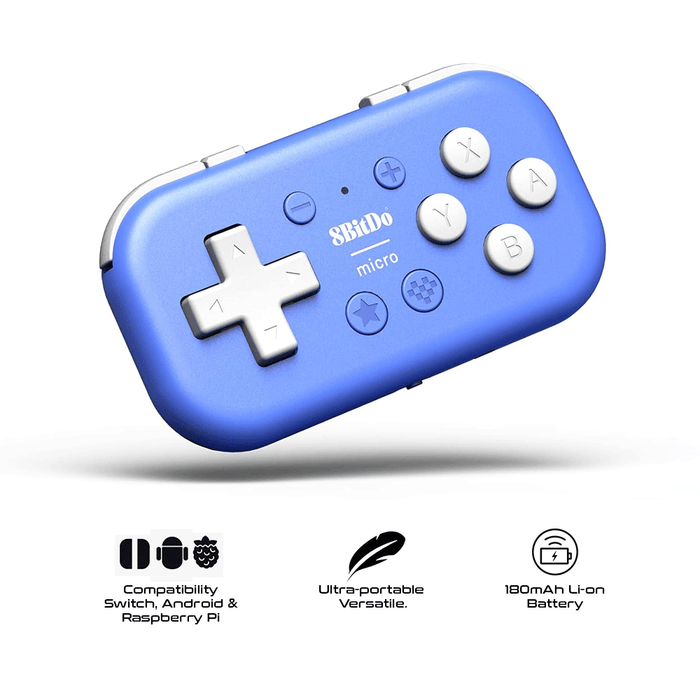 8bitdo Micro Bluetooth Gamepad For Switch/Android/IOS/Raspi/Keyboard Mode