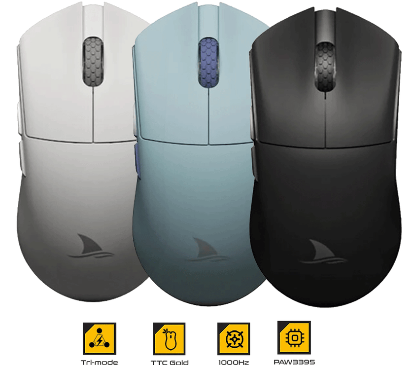 Darmoshark M3 Pro Tri Mode Gaming Mouse
