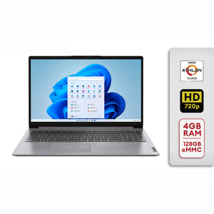 Lenovo Ideapad 1 15.6" Laptop 3050U Athlon Silver 4GB/128GB [Cloud Grey]