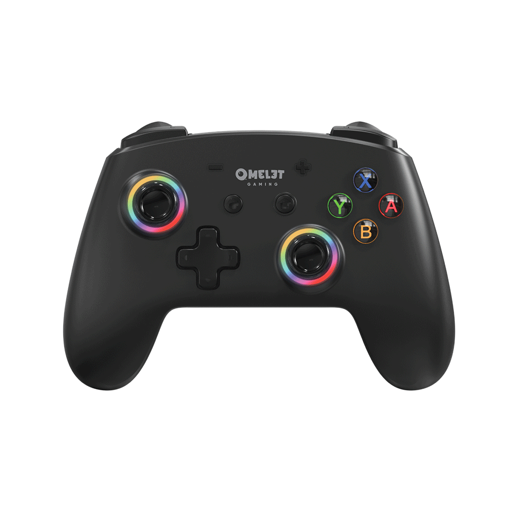 Omelet Gaming Switch Pro+ Wireless Controller [Black] with free eggcelent thumb grip