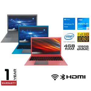Gateway 15.6 Intel Pentium N5030 4GB + 128GB eMMC FHD Ultra Slim Notebook GWTN156-11  Windows 10