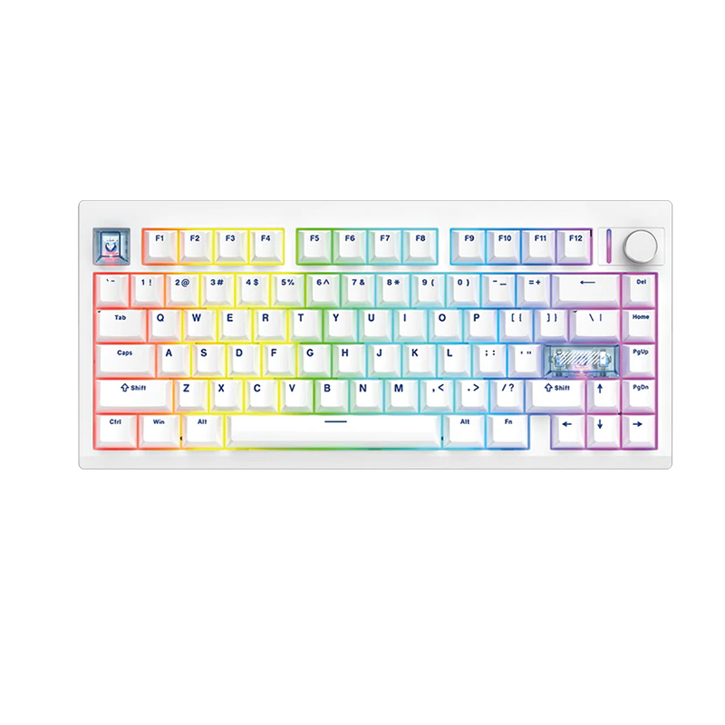 Fantech MK921 MAXFIT8 Tri-Mode Gaming Keyboard Black White Switch