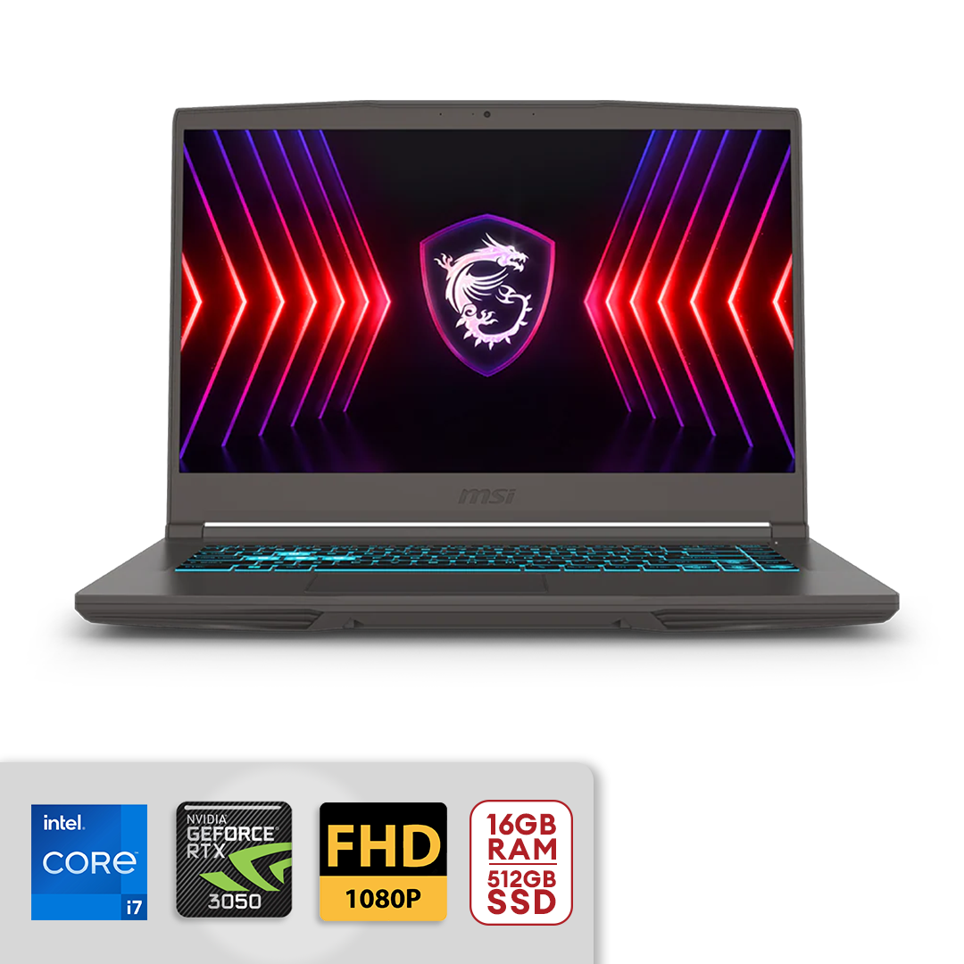 MSI THIN 15 B12UC-1432PH 15.6"FHD i7-12650H 16GB/512GB SSD RTX3050 Win11