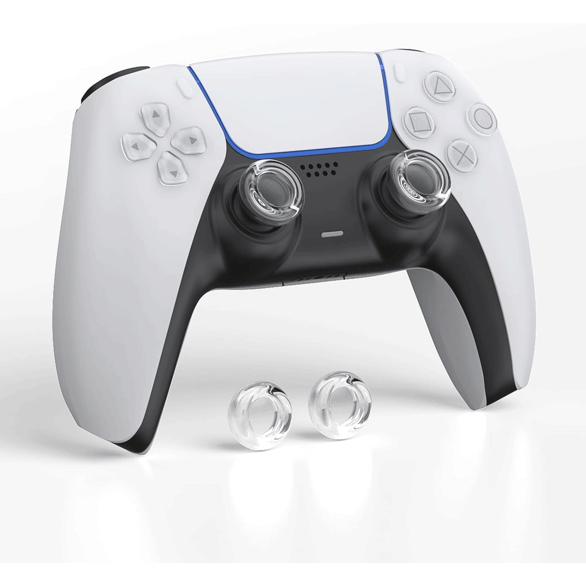 IINE Transparent Thumb Grip Caps for PS5/ Xbox/ Switch Pro Controller (L994)