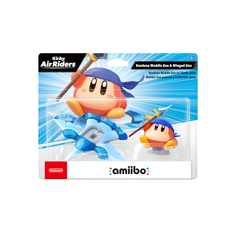 Amiibo Bandana Waddle Dee & Wing Star (Kirby Air Rider Series)