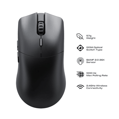 Glorious Model O 2 Pro 1K Polling Wireless Gaming Mouse [Black]