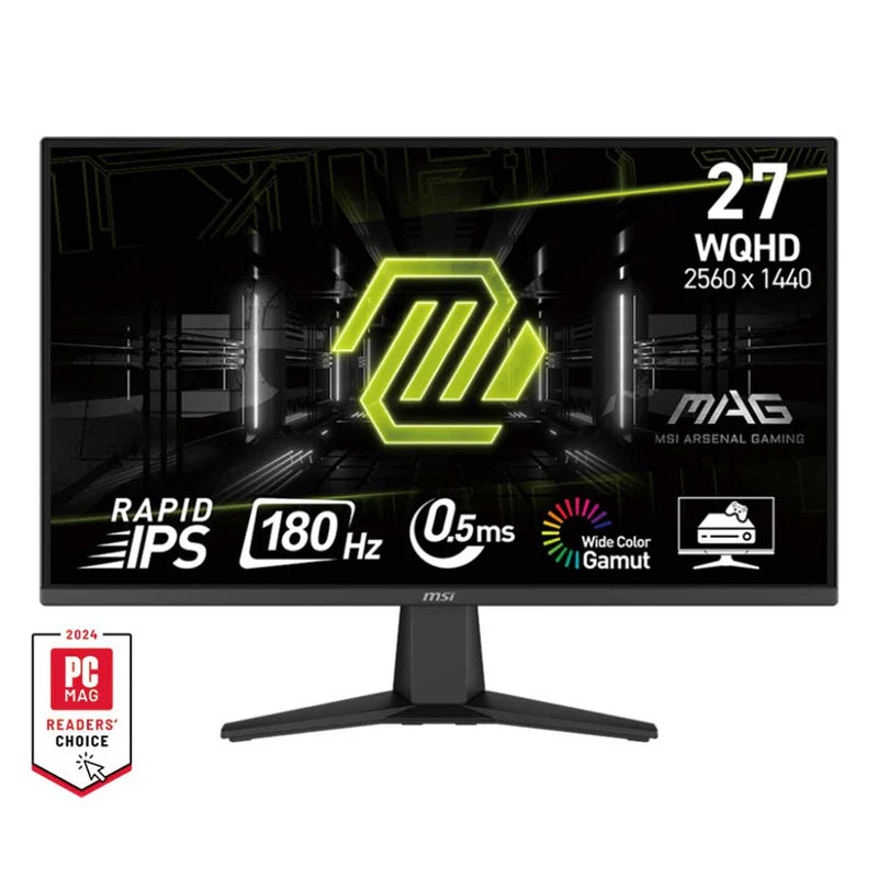 MSI MAG 275QF 27"WQHD (2560x1440) 180Hz IPS Gaming Monitor