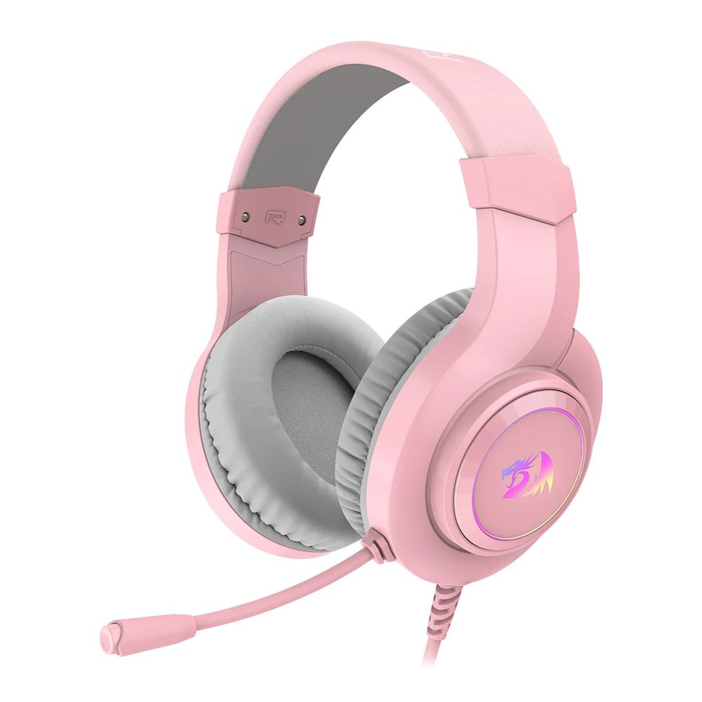 Redragon Hylas RGB 7.1 Surround Sound Gaming Headset Pink (H371P)
