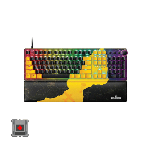 Razer Huntsman V2 - Optical Gaming Keyboard - PUBG: Battlegrounds Edition (Linear Optical Switch)