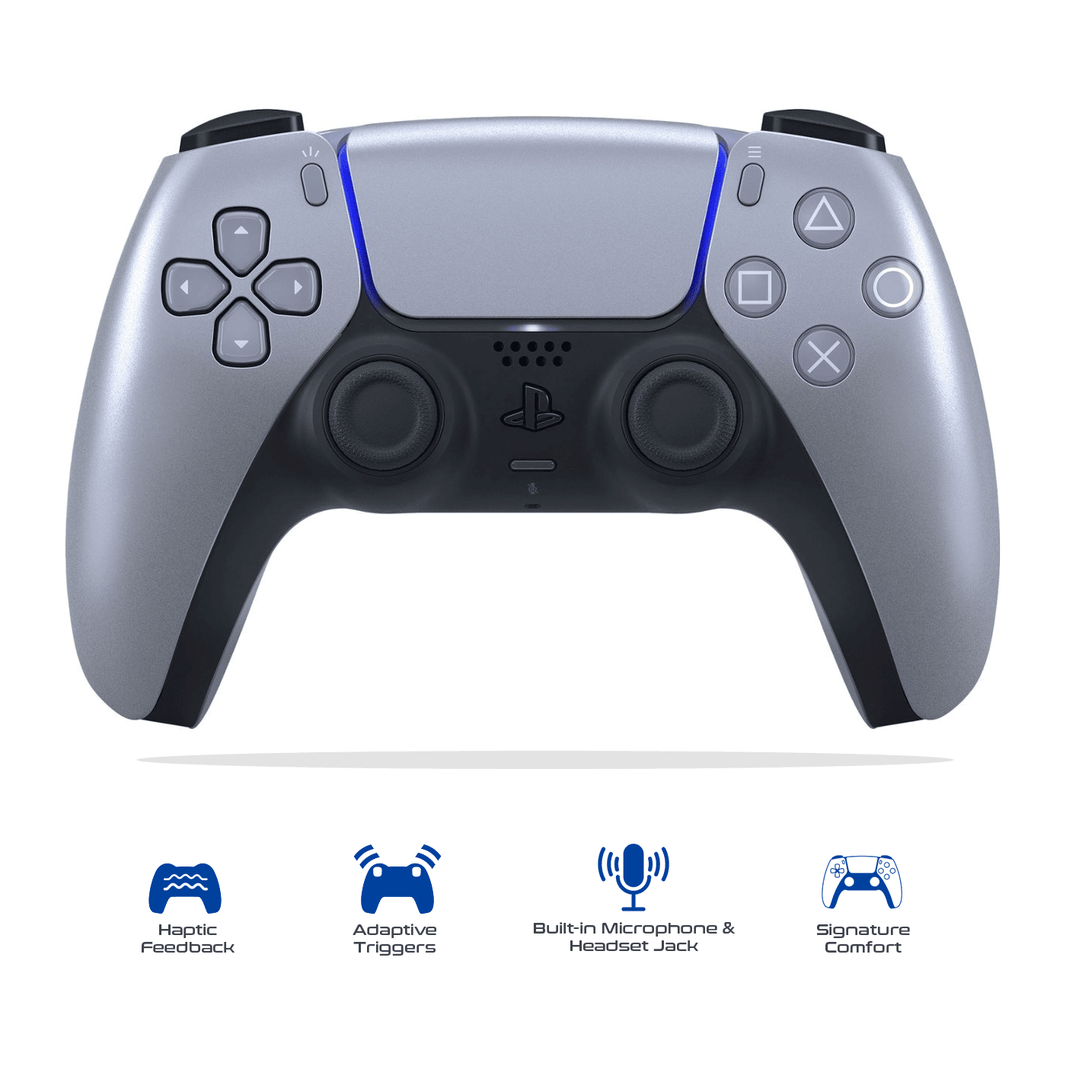 Sony PlayStation 5 Dualsense 5 Wireless Controller Sterling Silver