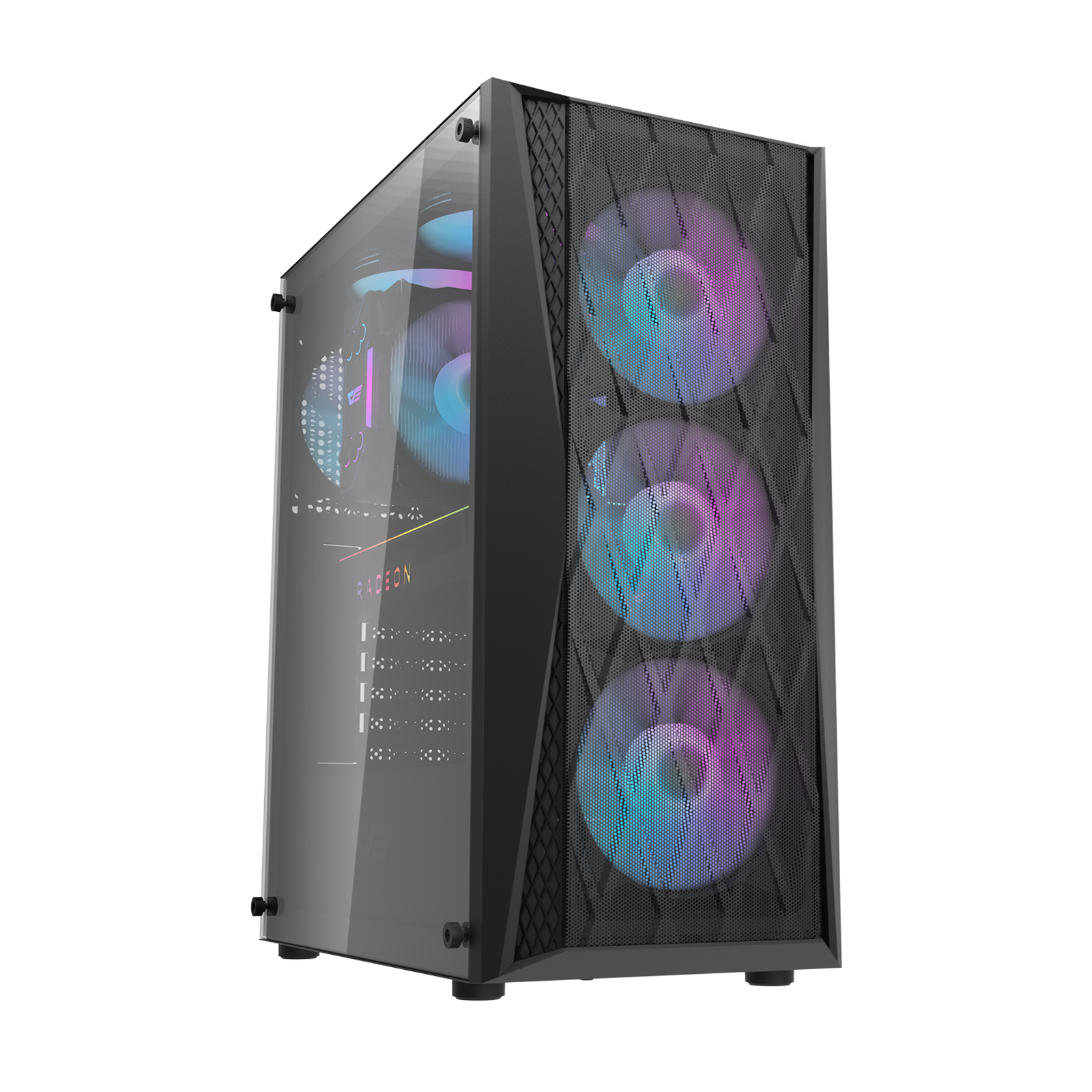 DarkFlash DK352 Mesh Mid-Tower ATX PC Case (Black)