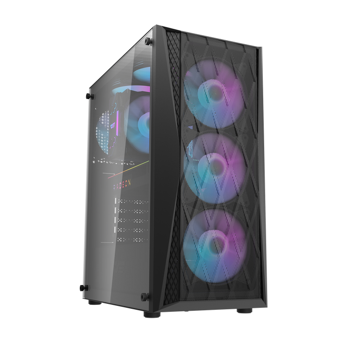 DarkFlash DK352 Mesh Mid-Tower ATX PC Case (Black)