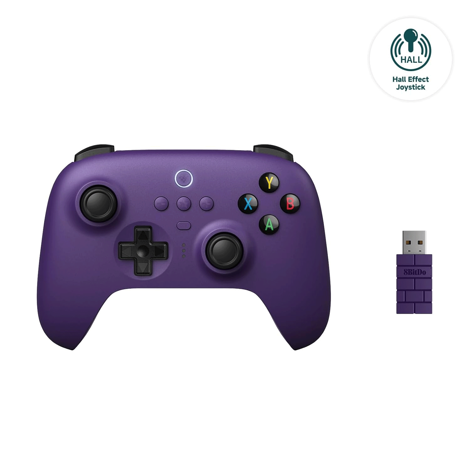 8Bitdo Ultimate Wireless 2.4G Controller Hall Ed. (Purple) 81HA09