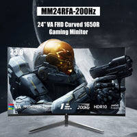 GXM GX24RFA 24” VA FHD 200Hz Curved Gaming Monitor