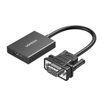 UGREEN VGA Male To HDMI Female Adapter With Audio & Power Supply [CM513/50945]