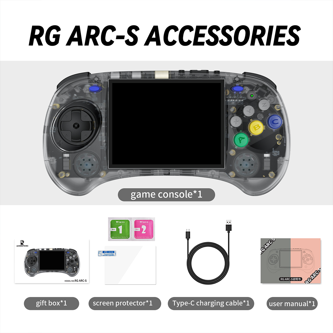 Anbernic RG ARC-S With 128Gb Game Card w/ 25,000 games Fighting Gaming Console 5G Wi-Fi & Bluetooth