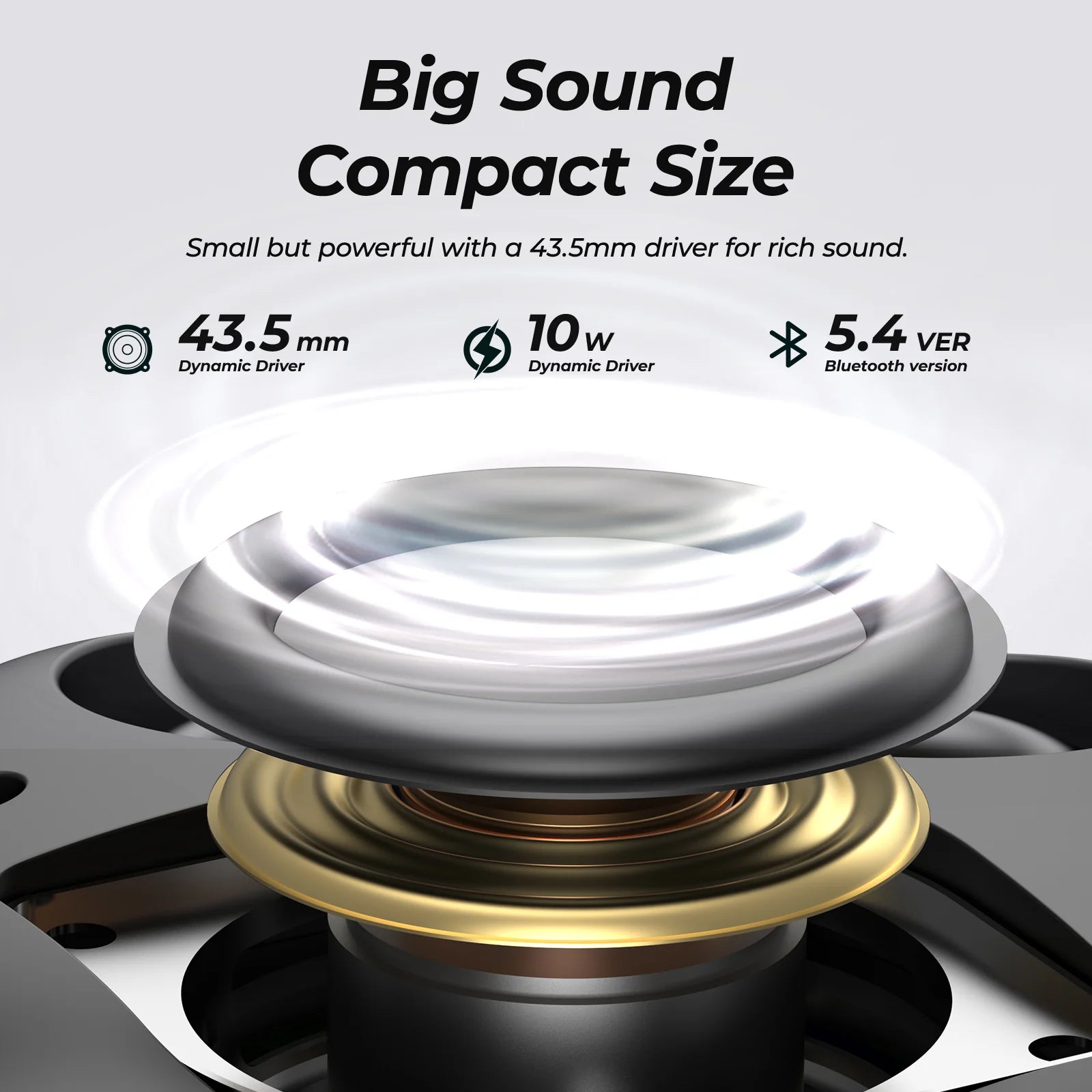 TOZO SoundGO Portable Speaker 10W BT 5 4 IPX5 1200mAh 20H Playtime