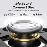 TOZO SoundGO Portable Speaker 10W BT 5 4 IPX5 1200mAh 20H Playtime