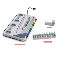 Hozkaii Multifunctional RGB Stand for PS5 Slim/Pro (Black/White) HP5-5001