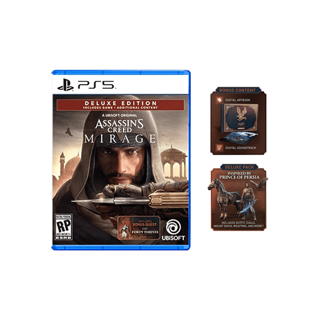 ASSASSIN'S CREED MIRAGE DELUXE PS4 - EASY GAMES