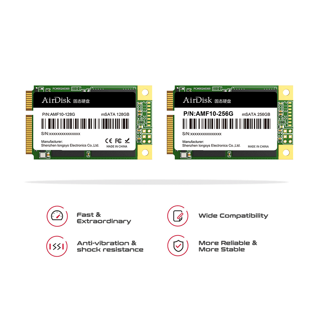 AirDisk 2.5" SSD 128GB/256GB SATA III Solid State Drive | for Desktop Laptop PC AMF