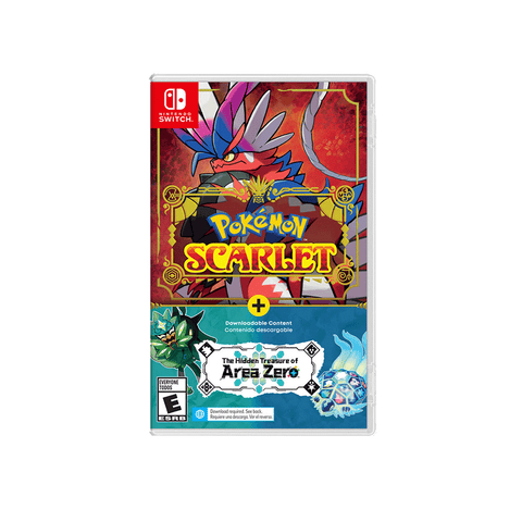 Pokemon Scarlet + The Hidden Treasure of Area Zero DLC - Nintendo Switch [Asian]