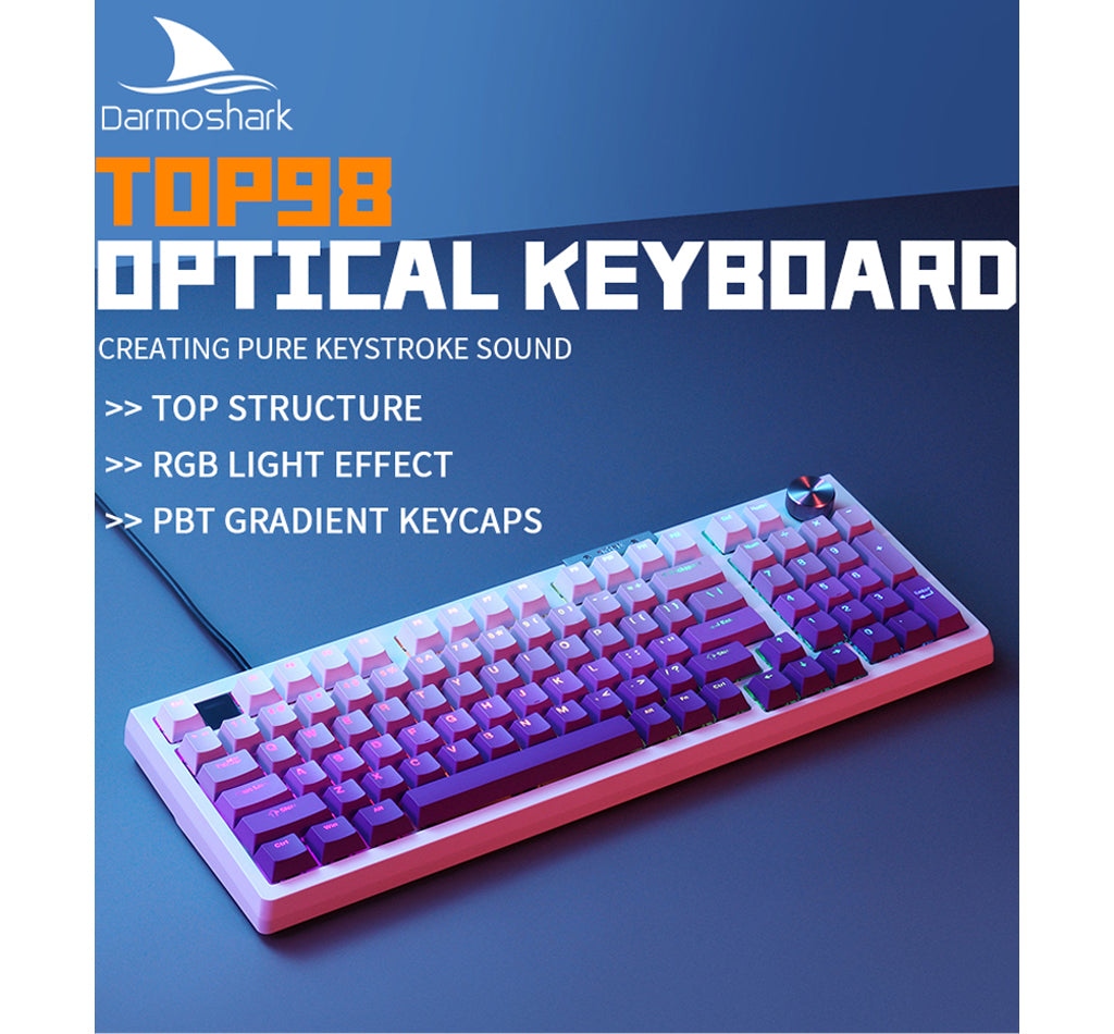 Darmoshark Top98 RGB Wired Gaming Keyboard
