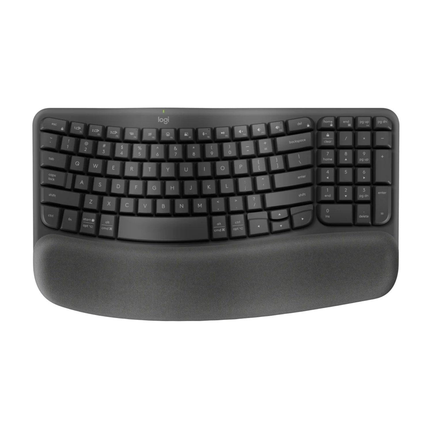 Logitech Wave Keys Ergonomic Wireless Keyboard