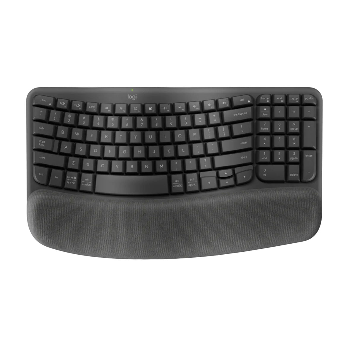 Logitech Wave Keys Ergonomic Wireless Keyboard