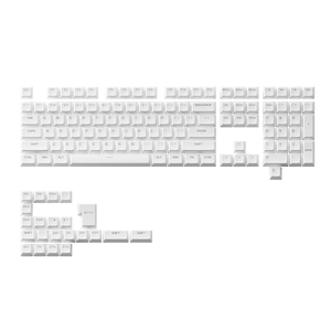 AKKO Shine Through Keycaps Set ASA [White]