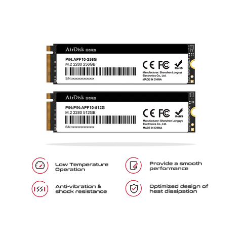 AirDisk M.2 SSD SATA | R900-NVMe 3.0 PCIe | 256GB/512GB/Laptop PC SSD APF
