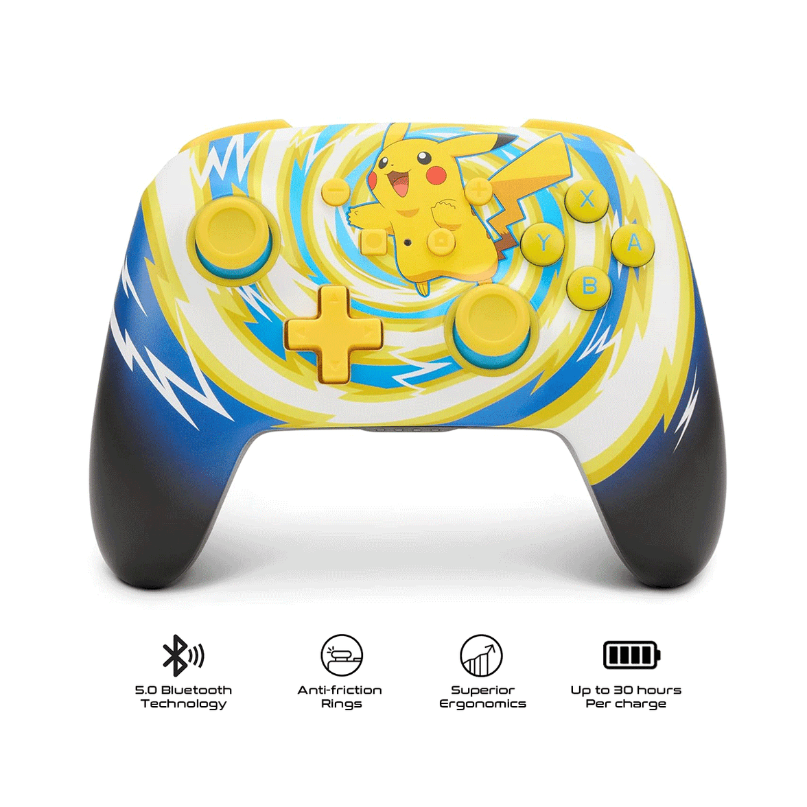 Power A Enhanced Wireless Controller for Nintendo Switch [Pikachu Vortex]