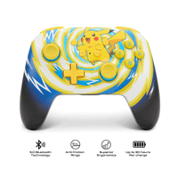 Power A Enhanced Wireless Controller for Nintendo Switch [Pikachu Vortex]