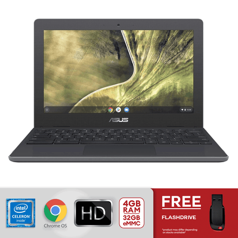 Asus 11.6" HD Laptop Celeron N4020 4gb/32gb eMMC C204MA-YB02-GR Dark Gray