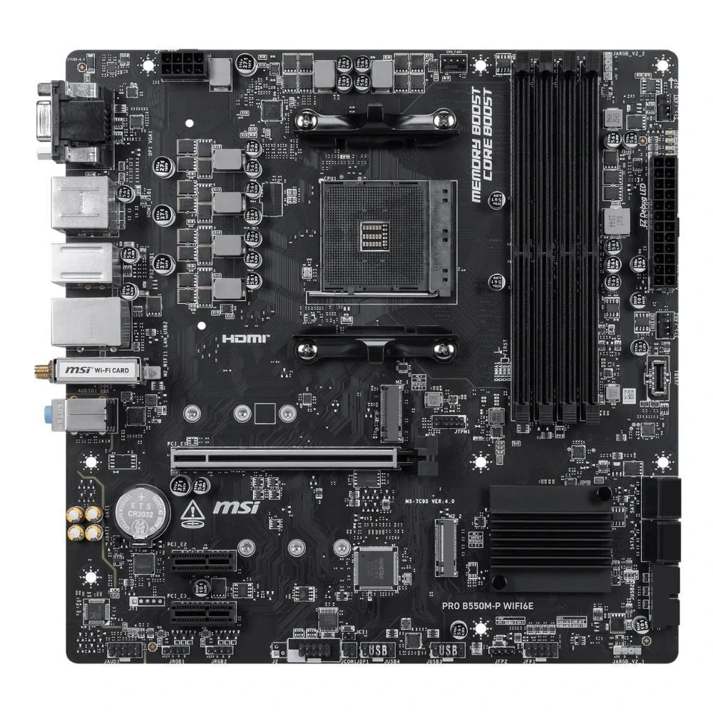MSI PRO B550M-P Wifi6E DDR4 mATX Motherboard
