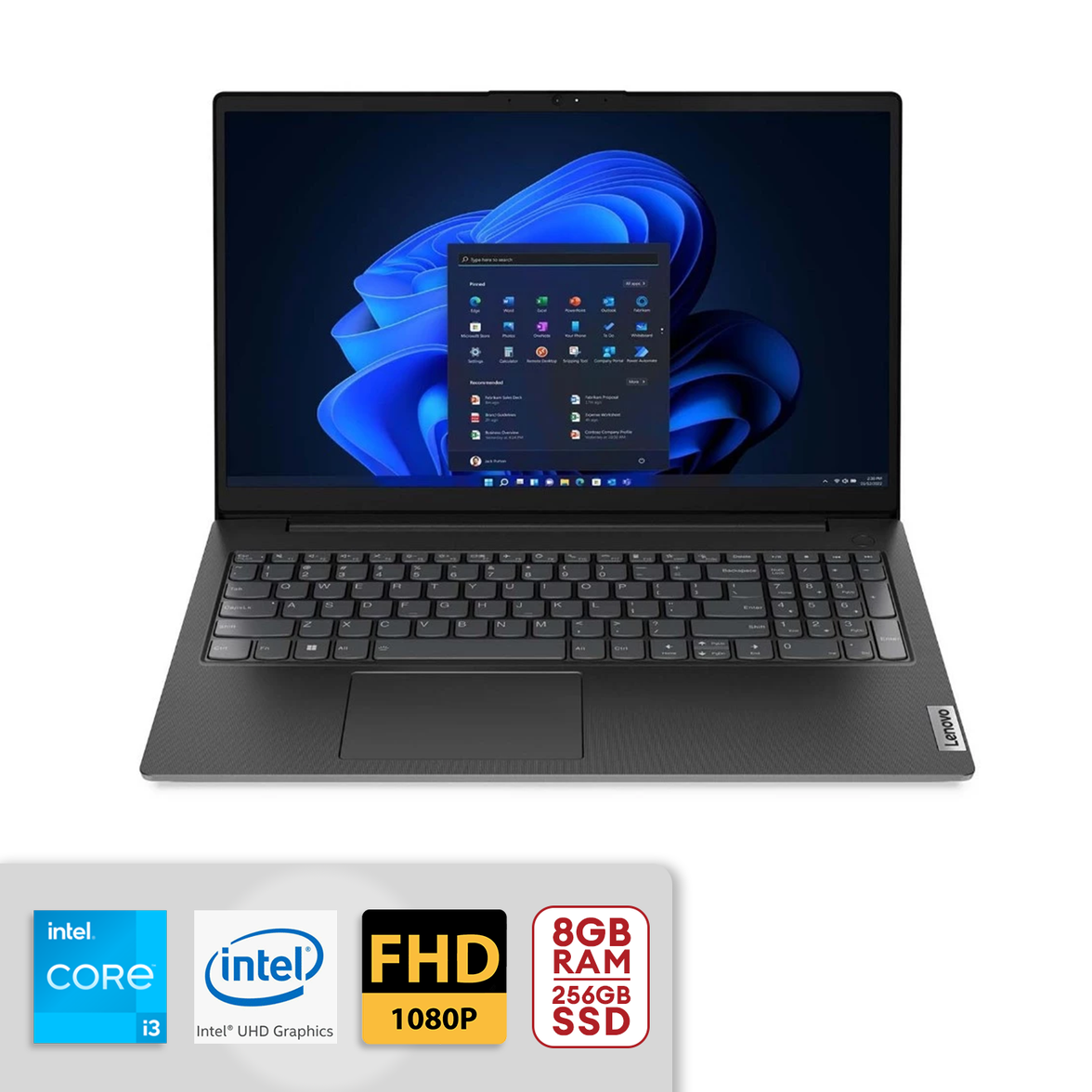 Lenovo V15 G4 IRU 15.6" FHD intel Core i3-1315U 8GB RAM / 256GB SSD M.2 intel UHD Graphics (FreeDOS) Black