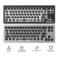 Monsgeek M7W DIY Kit Aluminum Case Multi-Modes RGB Hot-Swappable Mechanical Keyboard
