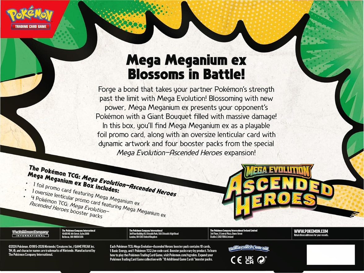 Pokémon TCG Ascended Heroes EX Box - Meganium (ENG)