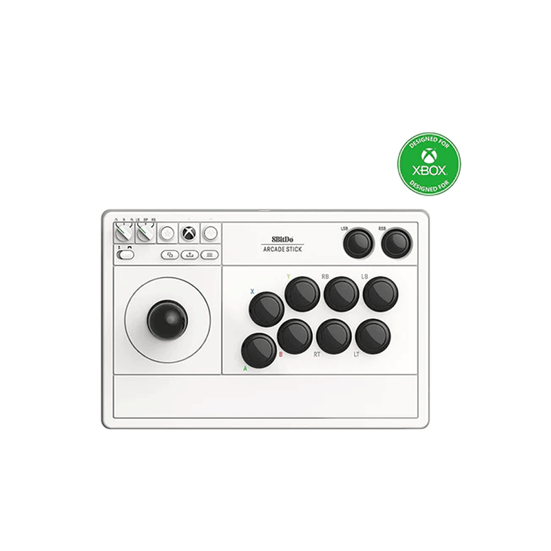 8Bitdo Arcade Stick for (XBOX Series/Windows) White 81JA01D