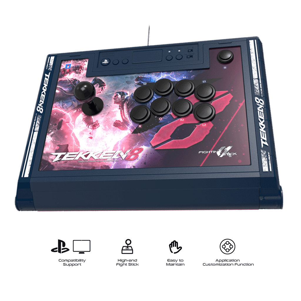 Hori Tekken 8 Fighting Stick A for PS4 PS5 PC SPF 037A