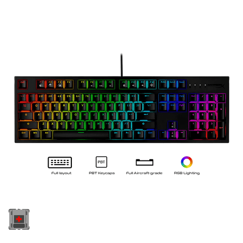 HyperX Alloy Mars 2 RGB Mechanical Gaming Keyboard for PC/ PS5/ PS4/ Xbox (Red Linear Switch)