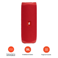 Harman JBL FLIP 5 Portable Waterproof Speaker Red