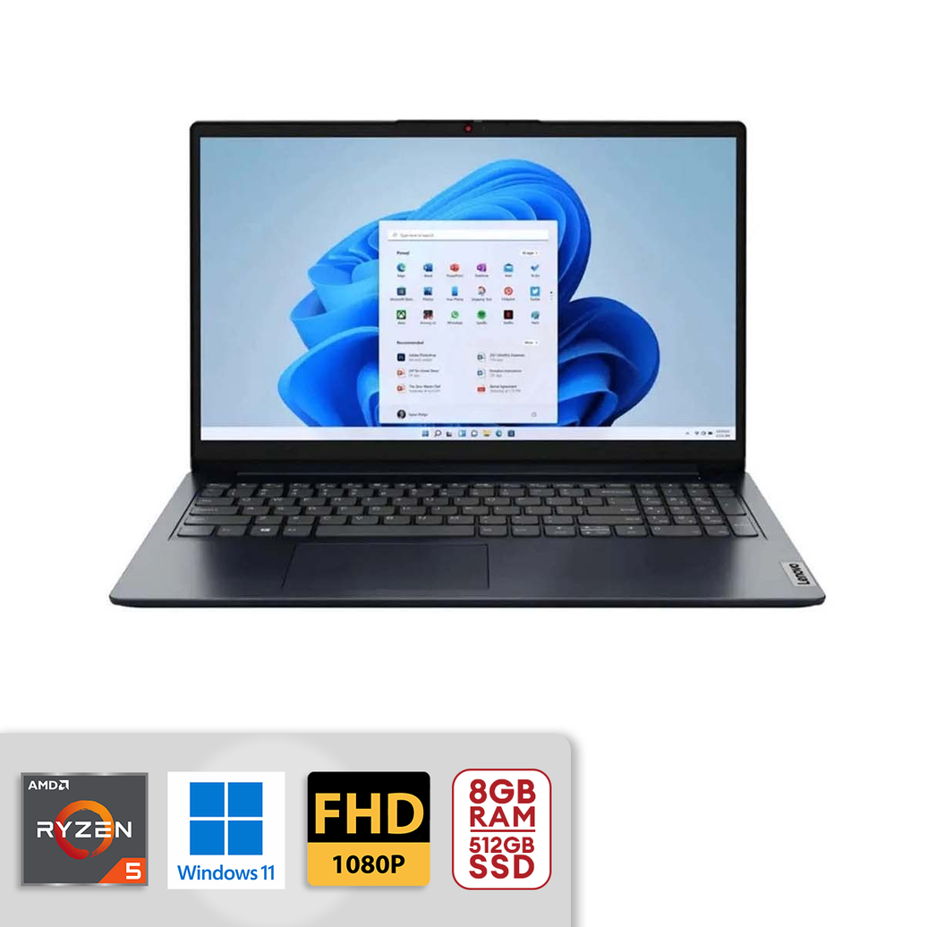 Lenovo IdeaPad 1 15.6" FHD AMD Ryzen 5 7520U 8GB LPDDR5 RAM / 256GB SSD AMD Radeon 610M Windows 11 Abyss Blue 82VG00WXUS