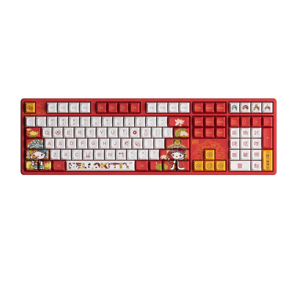 Akko Hello Kitty 5108S Peking Opera A RGB Wired Hot Swappable Mechanical Keyboard