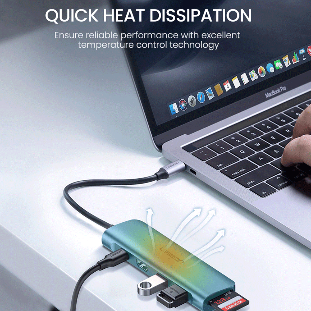 UGREEN USB-C 6-IN-1 Multifunctional Adapter (Space Gray) [CM195/70411]