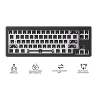 Monsgeek M7W DIY Kit Aluminum Case Multi-Modes RGB Hot-Swappable Mechanical Keyboard