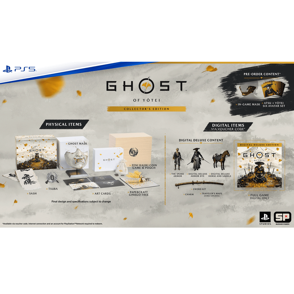 Pre Order Ghost Of Tsushima Collector's Edition Buy PRE-ORDER