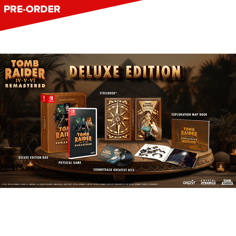 [PRE-ORDER] Tomb Raider IV-VI Remastered Starring Lara Croft Deluxe Edition - Nintendo Switch (EU)