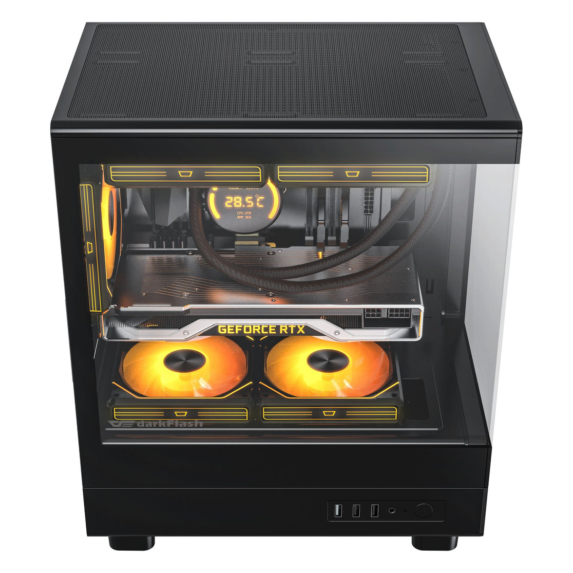 DarkFlash DB330M M-ATX PC Case
