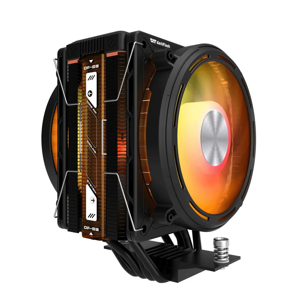 DarkFlash E400 PLUS CPU Cooler w/ LED Matrix Display